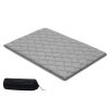 Japanese Tatami Mat, Full Size Foldable Japanese Tatami Mattress, Futon Mattress with Storage Bag & Fastener, 9-Layer Floor Mat for Sleeping