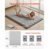 Japanese Tatami Mat, Full Size Foldable Japanese Tatami Mattress, Futon Mattress with Storage Bag & Fastener, 9-Layer Floor Mat for Sleeping