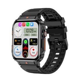 L81 Outdoor Sports Square Smartwatch Answer Call Big Battery Fitness Tracker Waterproof Smartwatch Men For IOS Android (Option: black)