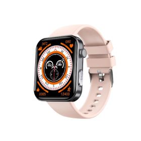 Smart Watch For Men Women Healthy Mornitoring Ips Screen Fitness Tracker With Bluetooth Call  IP67 Waterproof Heart Rate Sleep SpO2 Monitor Pedom (Option: pink)